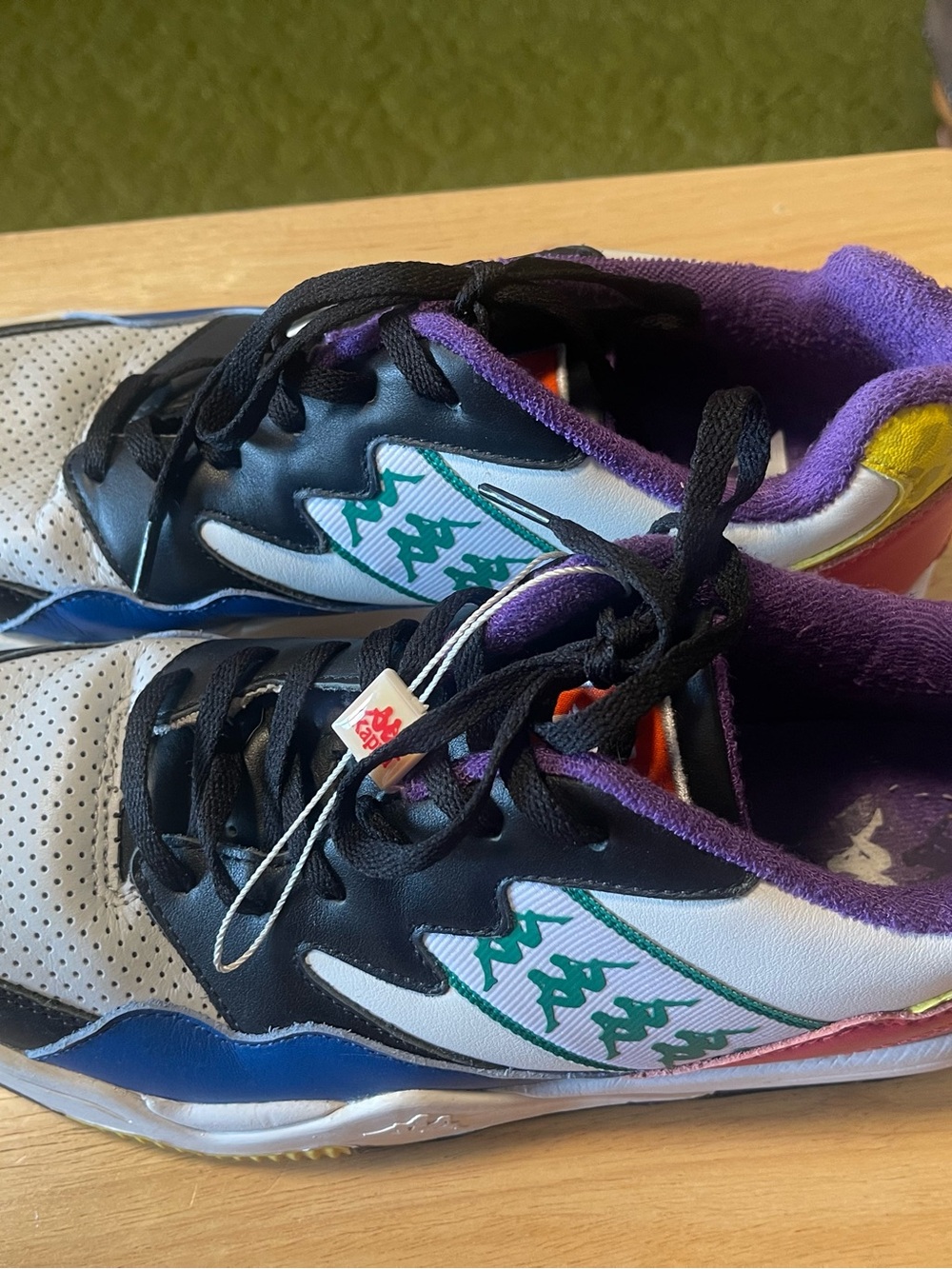 Kappa 222 Banda Garko 1 Sneaker Shoes Mens 9.5 Purple/red/black - Picture 2 of 8